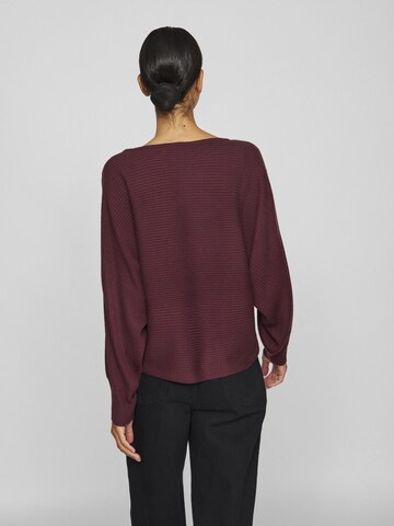 VILA Sweater in Red