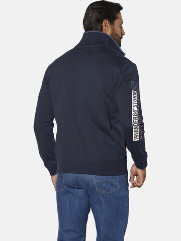 Jan Vanderstorm Sweat jacket 'Lindsen' in Blue