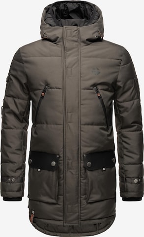 Parka d’hiver 'Tahaa' STONE HARBOUR en gris : devant