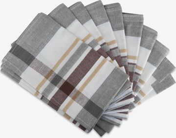 normani Dishcloth 'Toffee Stripe' in Grey: front