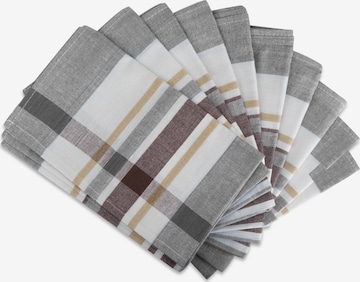 normani Dishcloth 'Toffee Stripe' in Grey: front