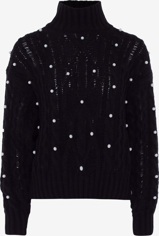 Pull-over faina en noir : devant