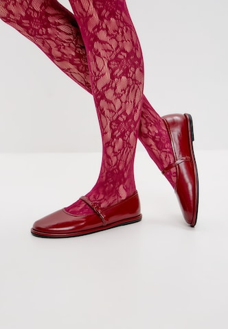 CESARE GASPARI Ballerina in Rood: voorkant