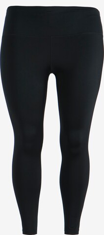 Q by Endurance Skinny Leggings in Zwart: voorkant