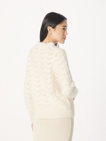 NAF NAF Knit Cardigan 'DAPHNE' in Beige