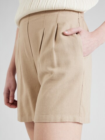 VERO MODA Regular Pleat-front trousers 'JESMILO' in Beige