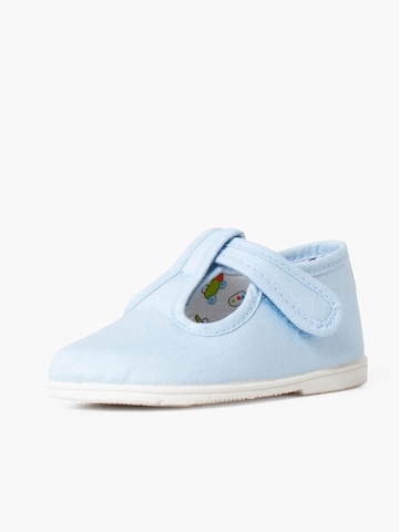 Scarpina primi passi di Pisamonas in blu: frontale