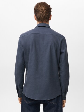 MANGO MAN Klasický střih Košile 'Ares' – modrá