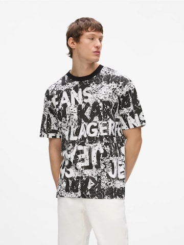 KARL LAGERFELD JEANS Särk, värv must: eest vaates