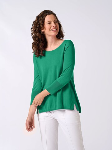 eve in paradise Sweater 'Berna' in Green: front