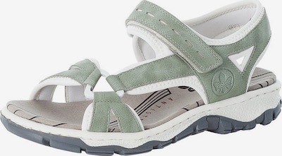 RIEKER Sandal in Mint / White, Item view