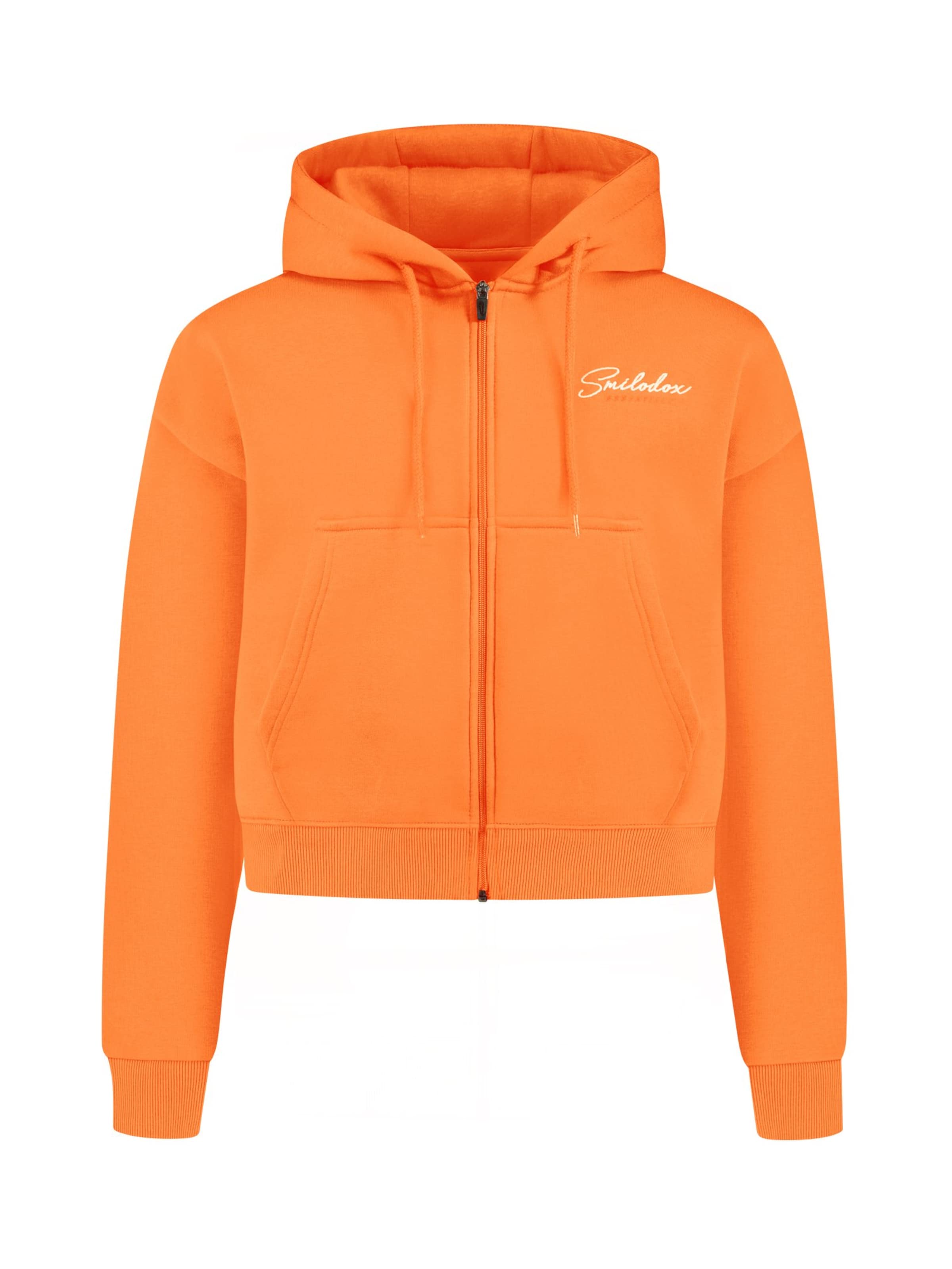 Smilodox Sweatshirt 'Enara' in Orange: front
