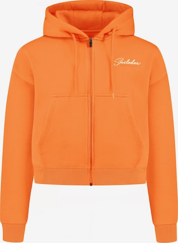 Smilodox Sweatjacke 'Enara' in Orange: Vorderseite