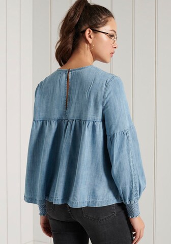 Superdry Bluse 'Bohemian' in Blau