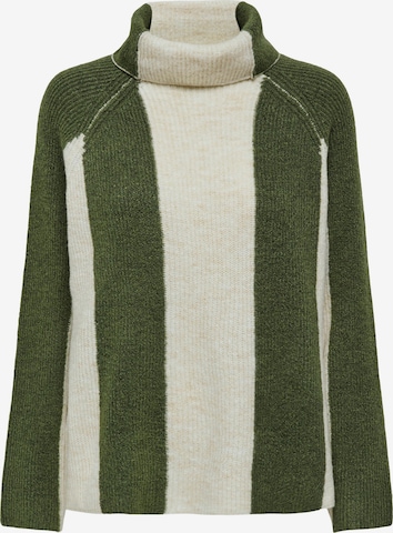 Pullover 'SINUS' di ONLY in verde: frontale