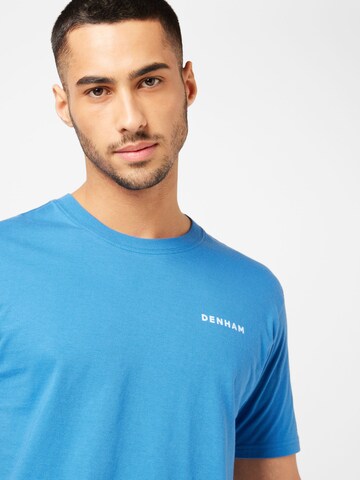 DENHAM - Camiseta en azul