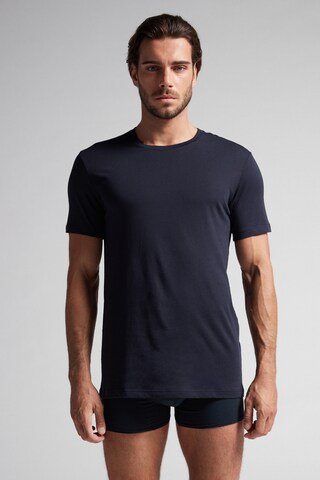 IUMAN Intimissimi Uomo Shirt in Blue: front