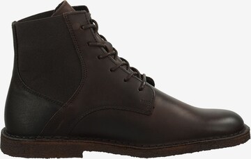 Kickers Lace-Up Ankle Boots in Brown