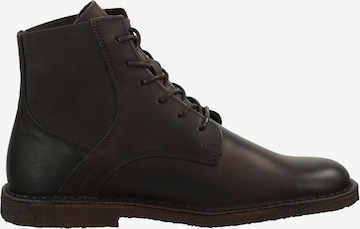 Kickers Lace-Up Ankle Boots in Brown