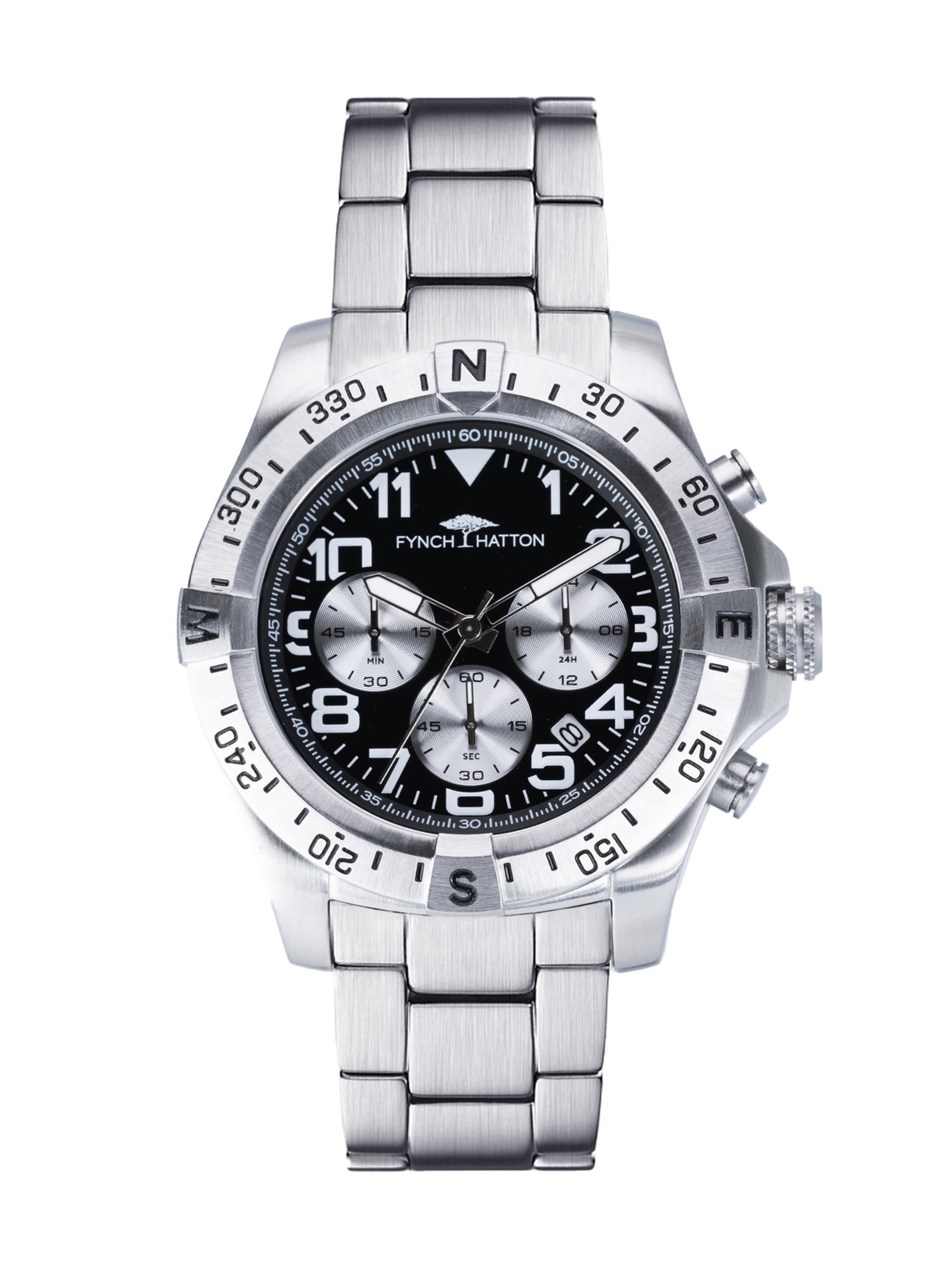 FYNCH-HATTON Uhr in Silber: Vorderseite