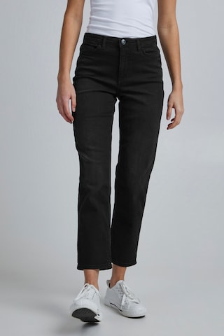 ICHI Jeans 'IHTWIGGY RAVEN' in Black: front