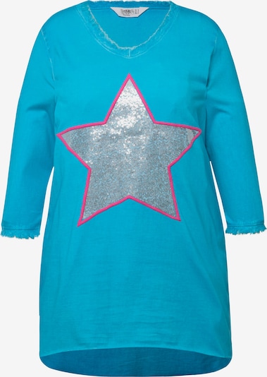 Angel of Style Shirt in himmelblau / pink / silber, Produktansicht