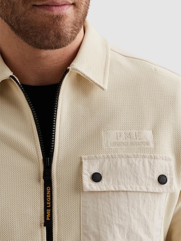 PME Legend - Chaqueta de entretiempo 'PME LEGEND - Shirt jacket with  zipper closure and badge' en beige