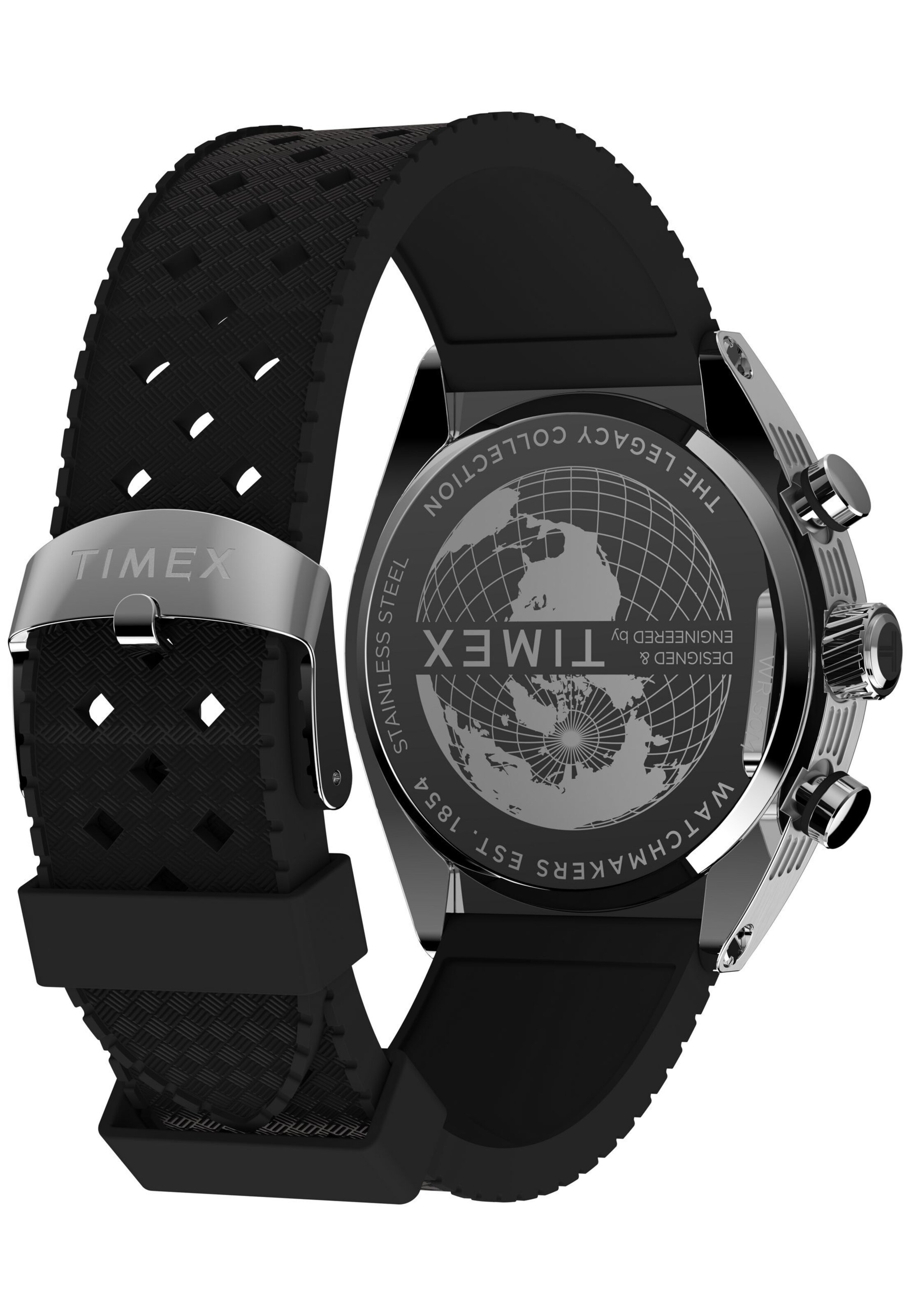 TIMEX Analoguhr in Schwarz