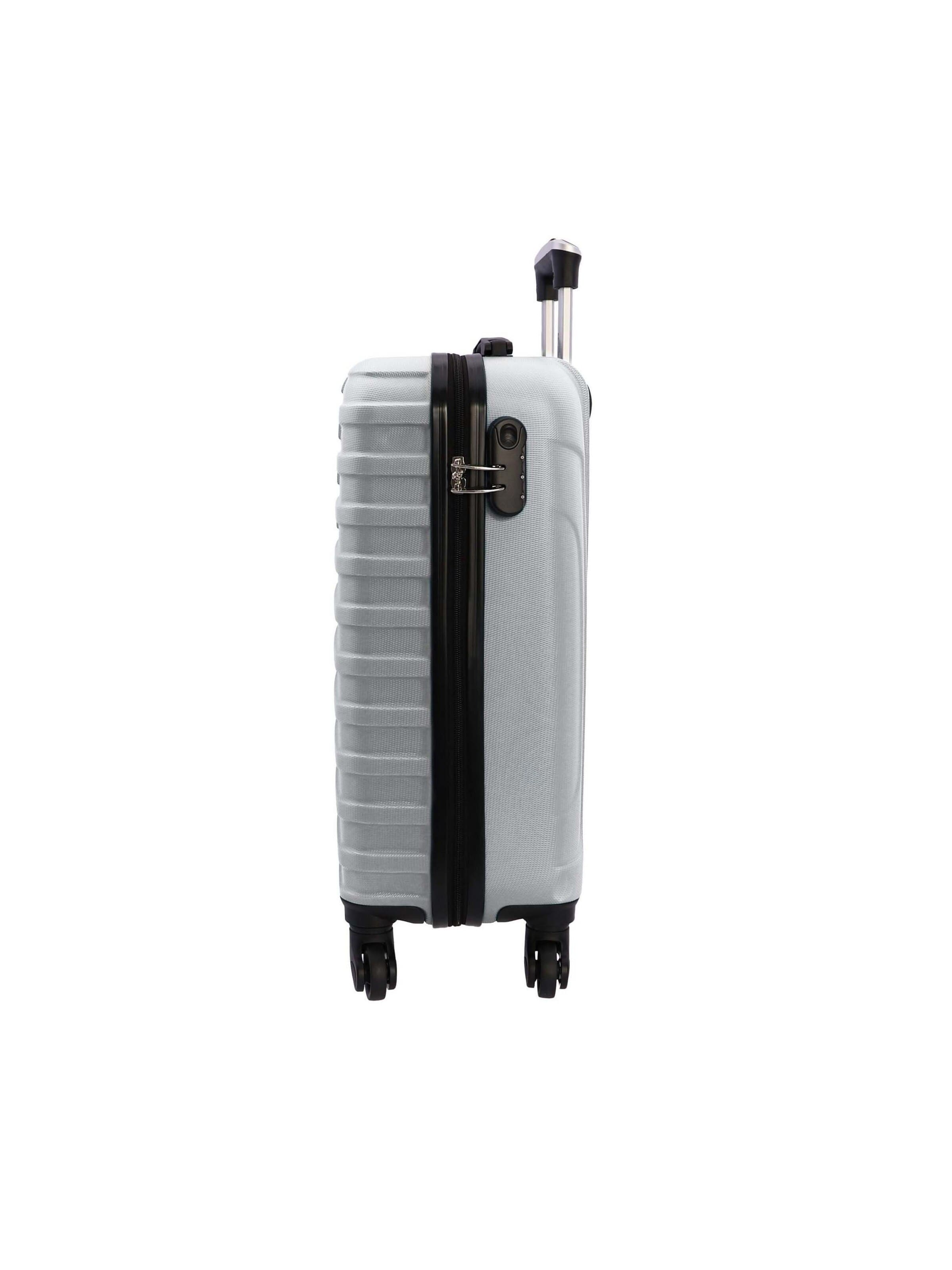 Coronel Tapioca - Carrito 'Coronel Tapioca - Maletas de Viaje Cabina - Maleta Cabina - Maletas de Viaje - Apta para Ryannair- Trolley Equipaje para Avion Resistente con 4 Ruedas de 360º y candado' en plata