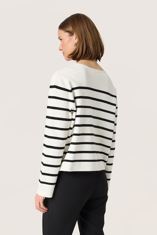 SOAKED IN LUXURY Knit cardigan 'Haven' in White