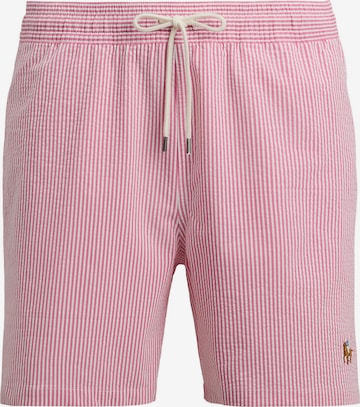 rožinė Polo Ralph Lauren Maudymosi trumpikės 'TRAVELER': priekis