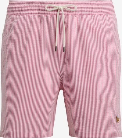 Maudymosi trumpikės 'TRAVELER' iš Polo Ralph Lauren, spalva – šviesiai rožinė / balta, Prekių apžvalga
