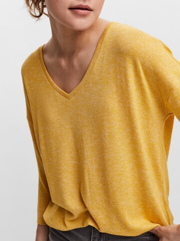 VERO MODA - Pullover 'Brianna' em amarelo