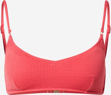 Seafolly Bikini Top in Red: front