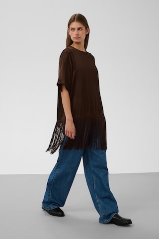 T-shirt 'Verona' SOAKED IN LUXURY en marron