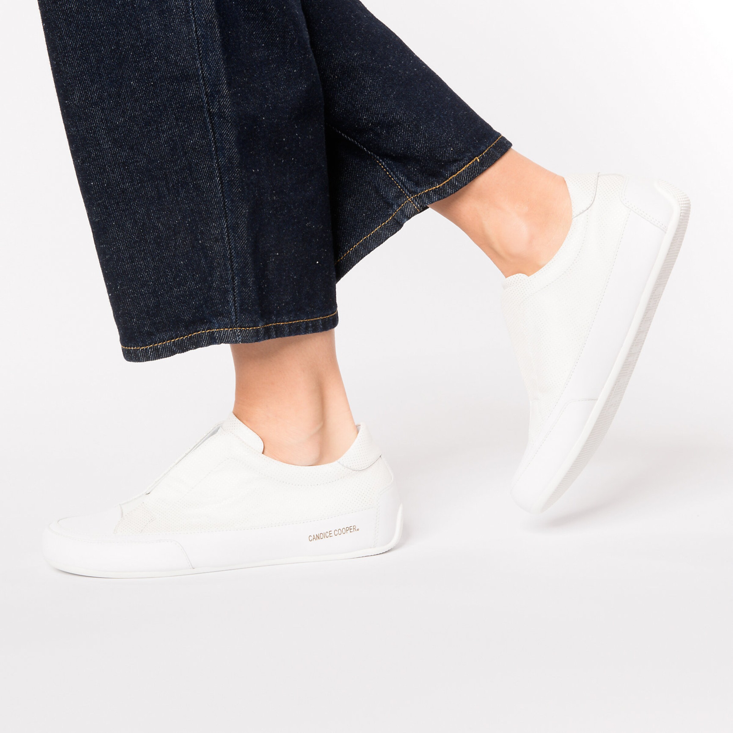 Candice Cooper Slip On Paloma in Offwhite 