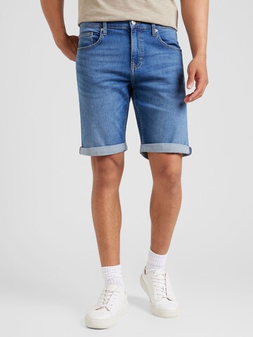 QS Regular Shorts in Blau: predná strana