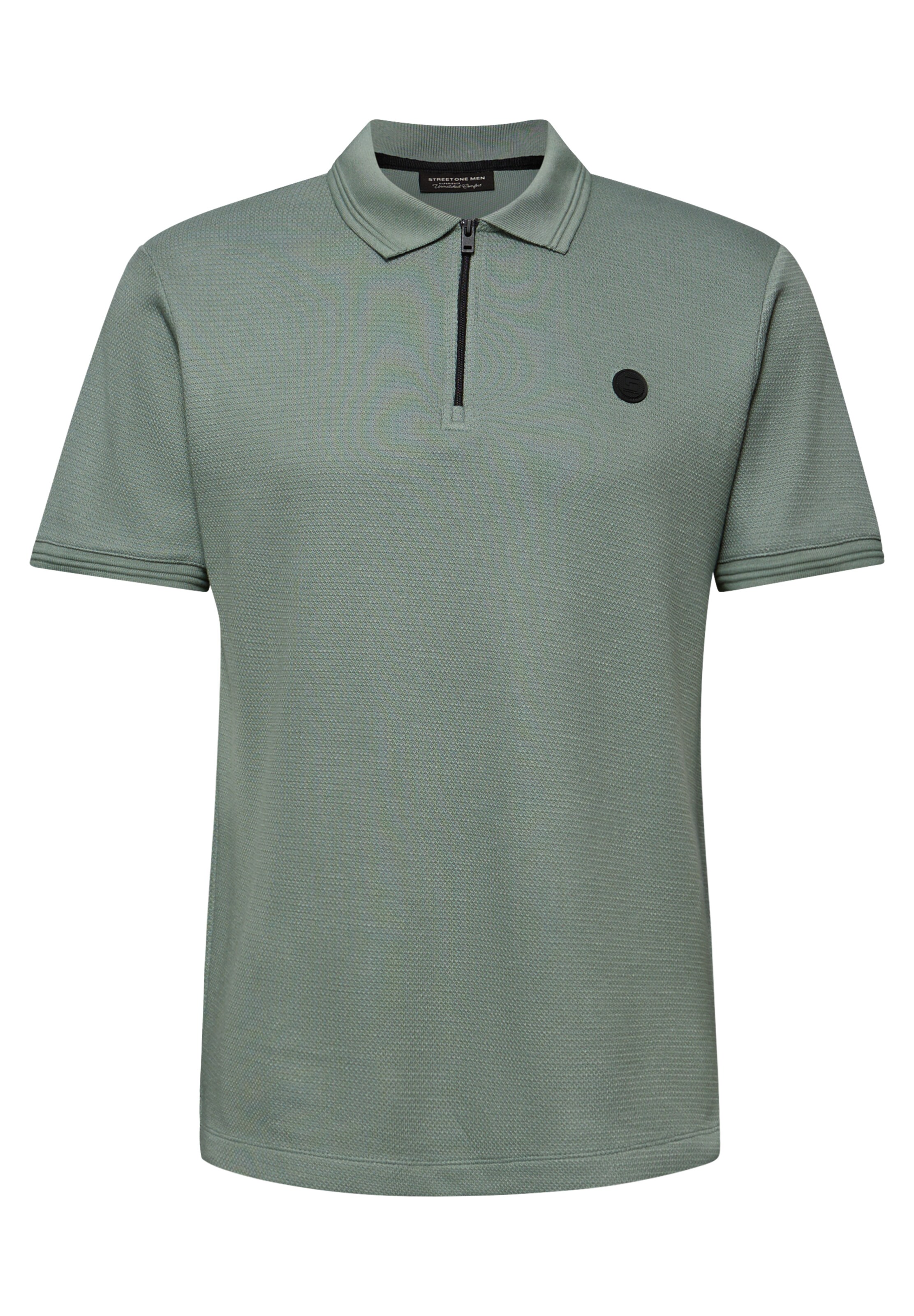 Street One MEN Poloshirt in Grün: Vorderseite