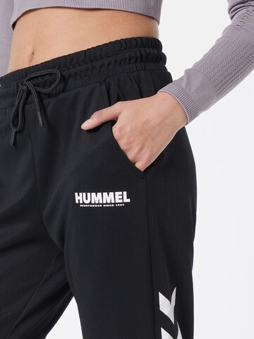 Hummel Tapered Sporthose 'Legacy' in Schwarz