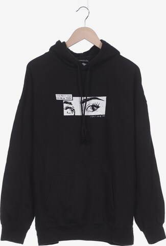 Brandy Melville Sweatshirt & Zip-Up Hoodie in XL in Black: front