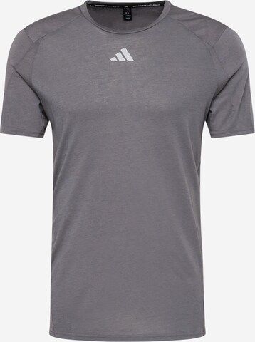 ADIDAS PERFORMANCE Funkční tričko 'Win Confidence ' – šedá: přední strana
