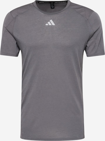 Tricou funcțional 'Win Confidence ' de la ADIDAS PERFORMANCE pe gri: față