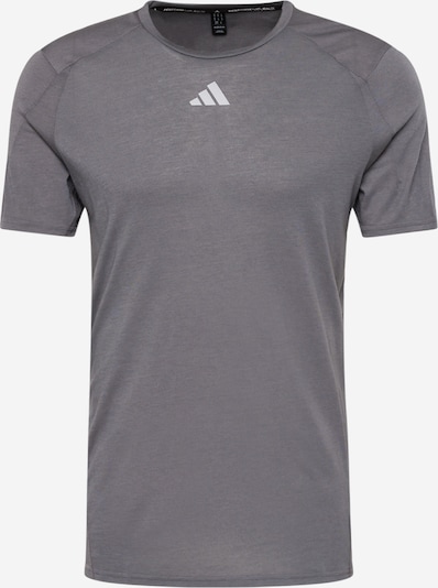 ADIDAS PERFORMANCE T-Shirt fonctionnel 'Win Confidence ' en pierre / blanc, Vue avec produit