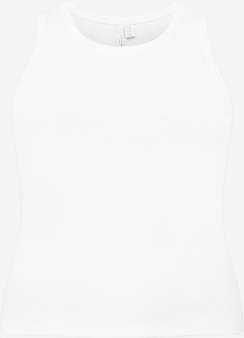 Top 'Remi' di Forever New Curve in bianco: frontale