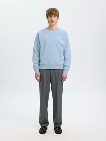 SELECTED Sweatshirt 'SLHLUKE' in Blauw