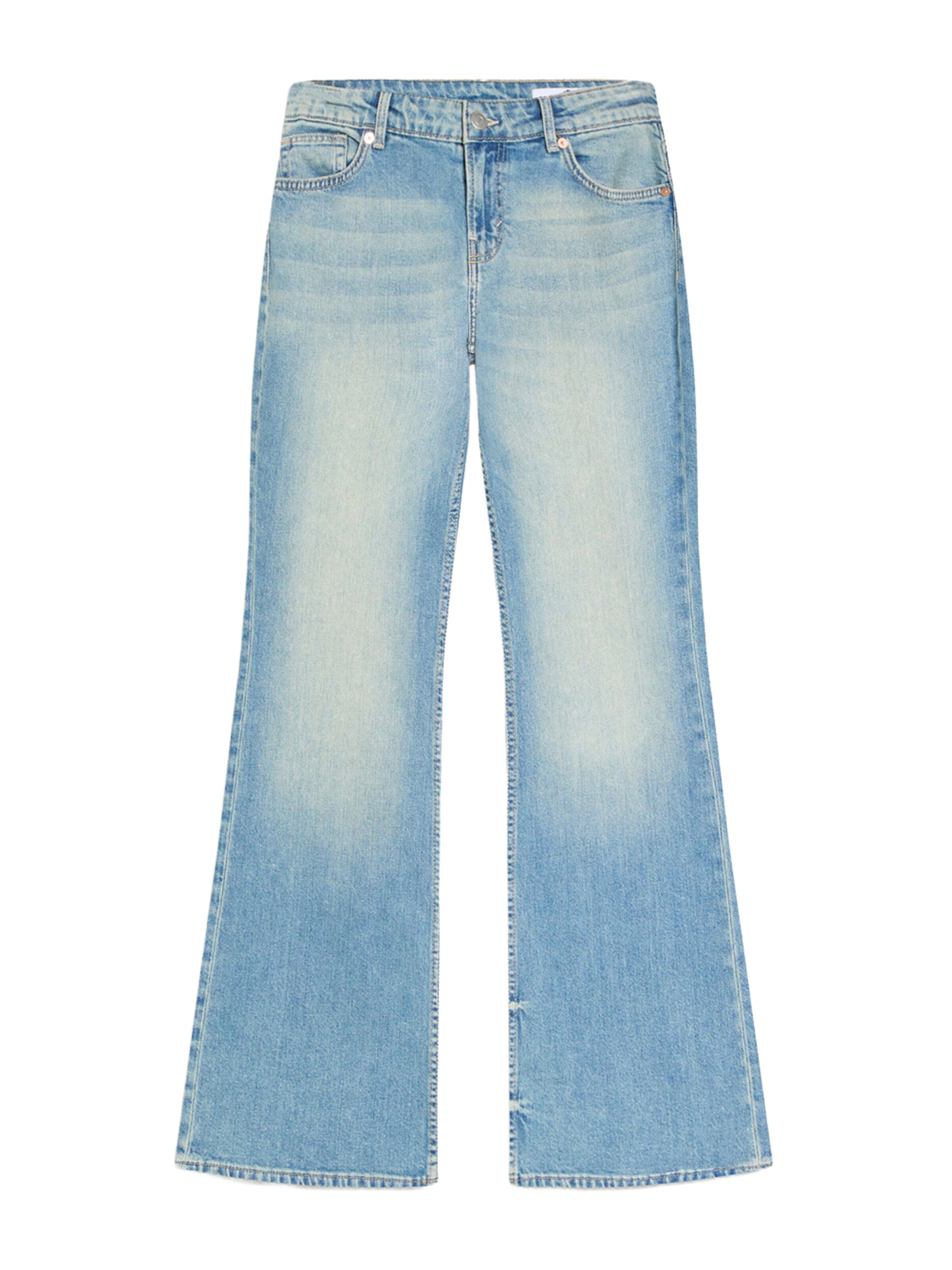 Bershka Jean en bleu denim, Vue avec produit