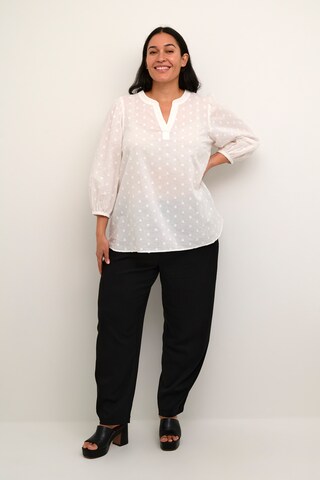 KAFFE CURVE Blouse 'Jolana' in White