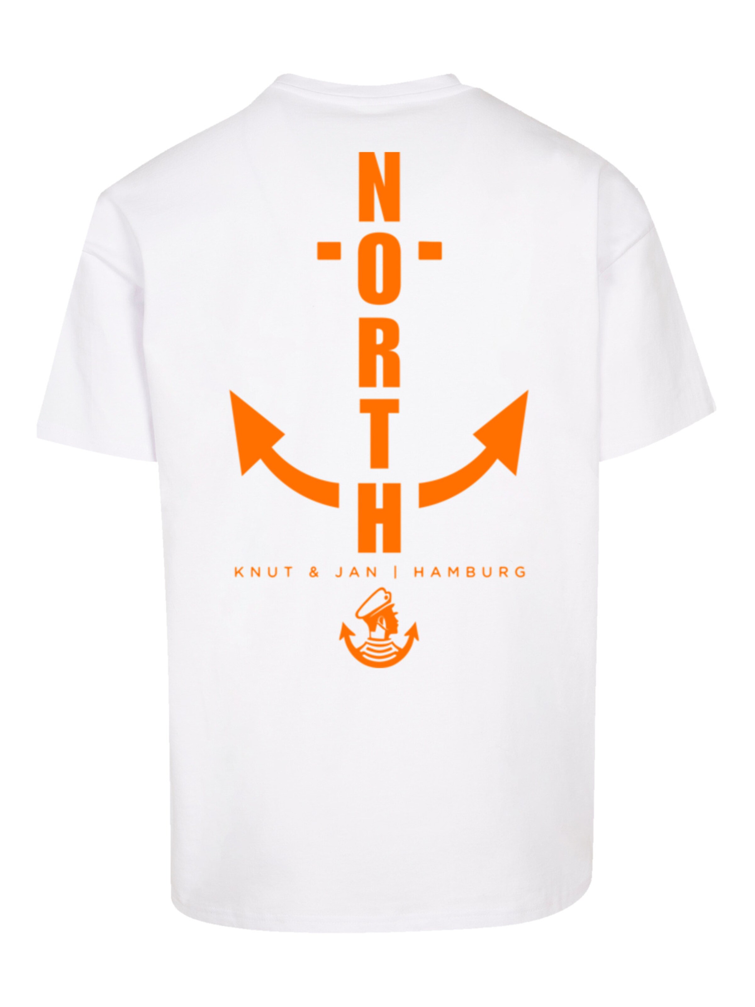 F4NT4STIC Shirt 'North Anker Knut & Jan Hamburg' in Wit