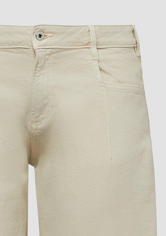 QS Regular Jeans-Hose in Beige