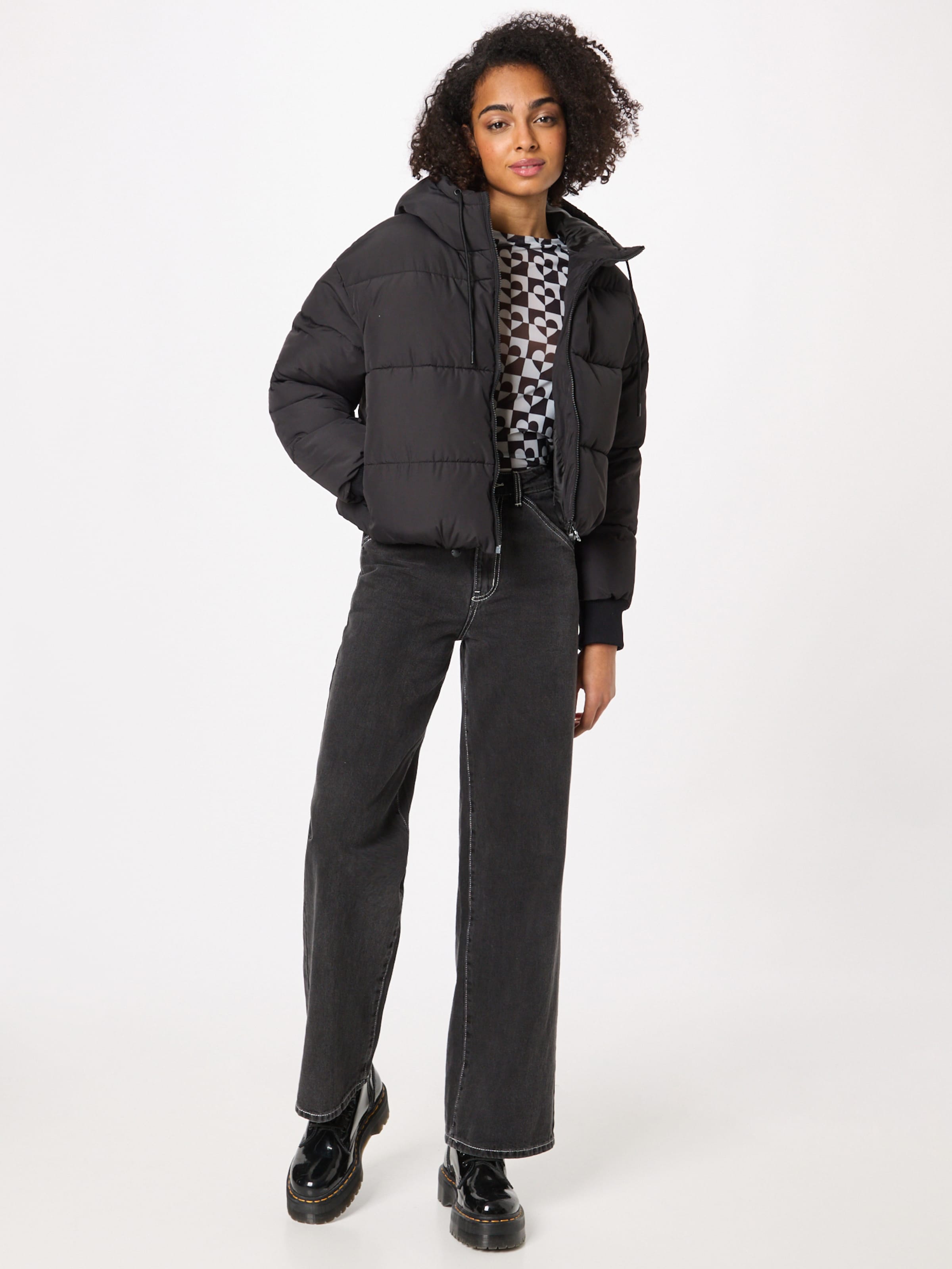 Monki top black jacket